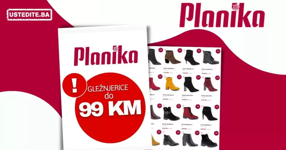 Planika GLEŽNJERICE do 99 KM - decembar 2022