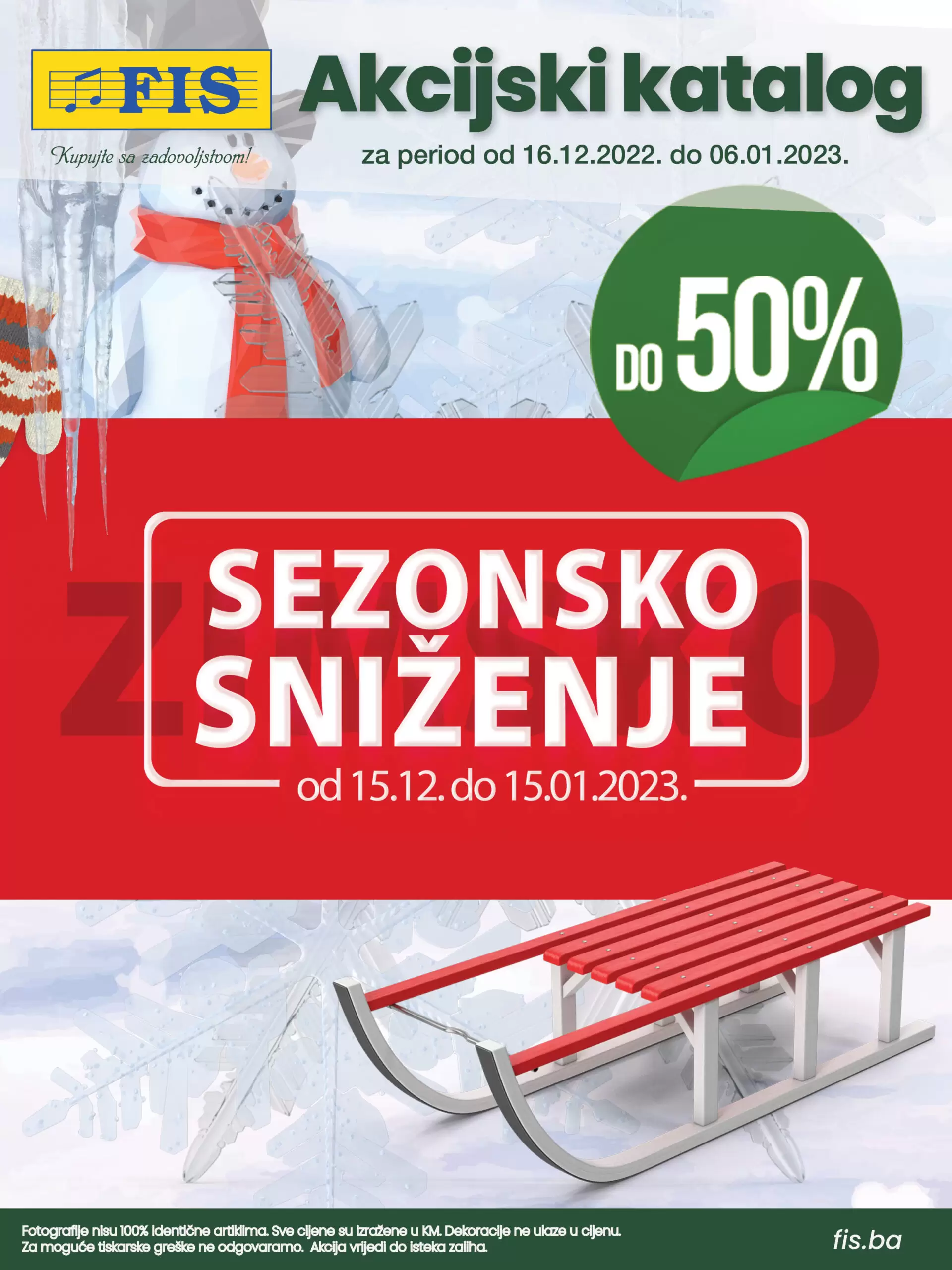 Fis katalog SEZONSKO SNIŽENJE 16.12.2022-6.1.2023.