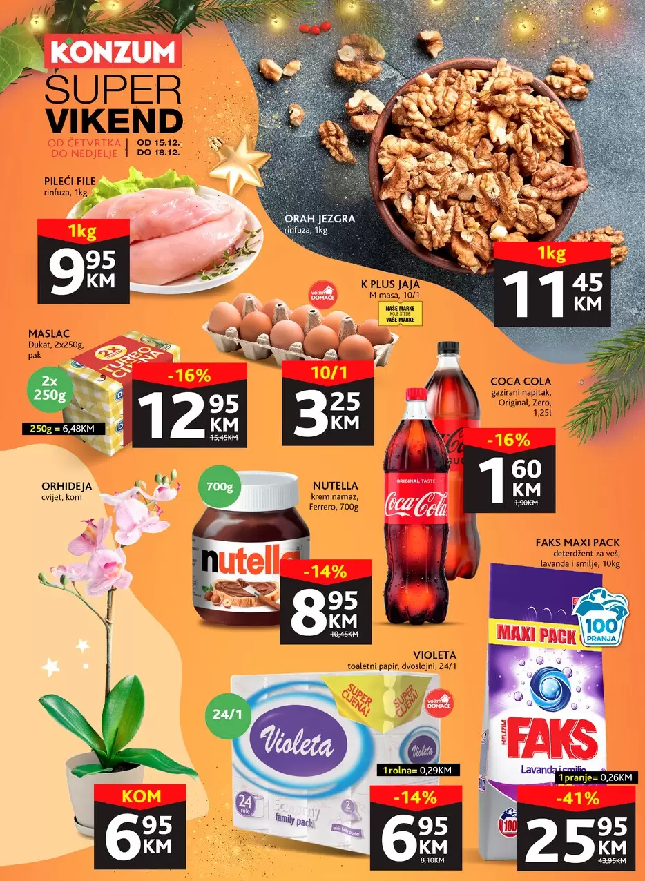 Konzum vikend akcija 15-18.12.2022.
