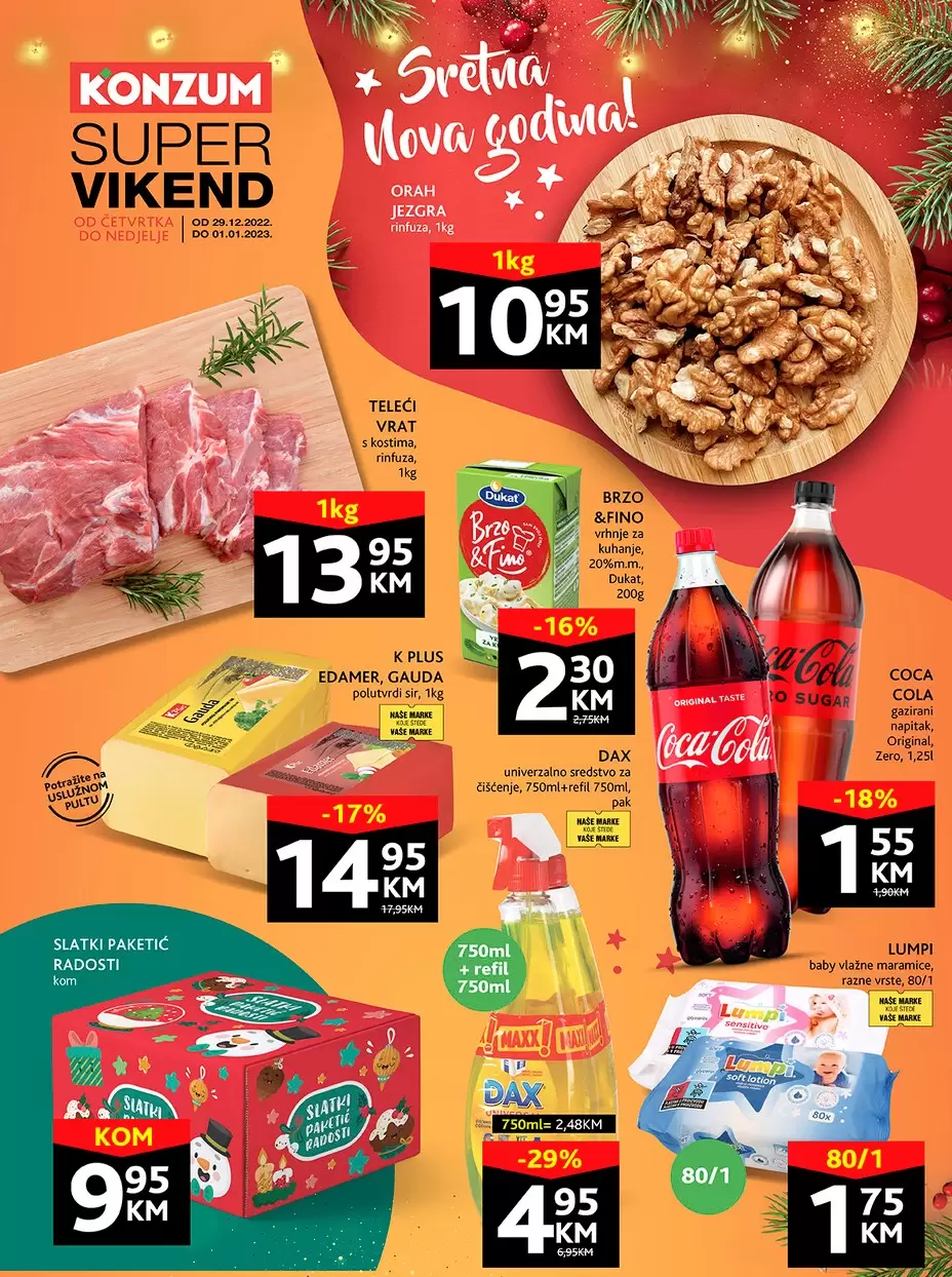 Konuzm vikend akcija 29.12.2022-1.1.2023. godine