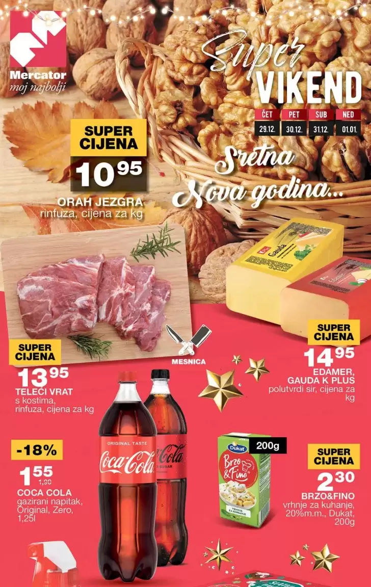Mercator vikend akcija 29.12.2022-1.1.2023. 