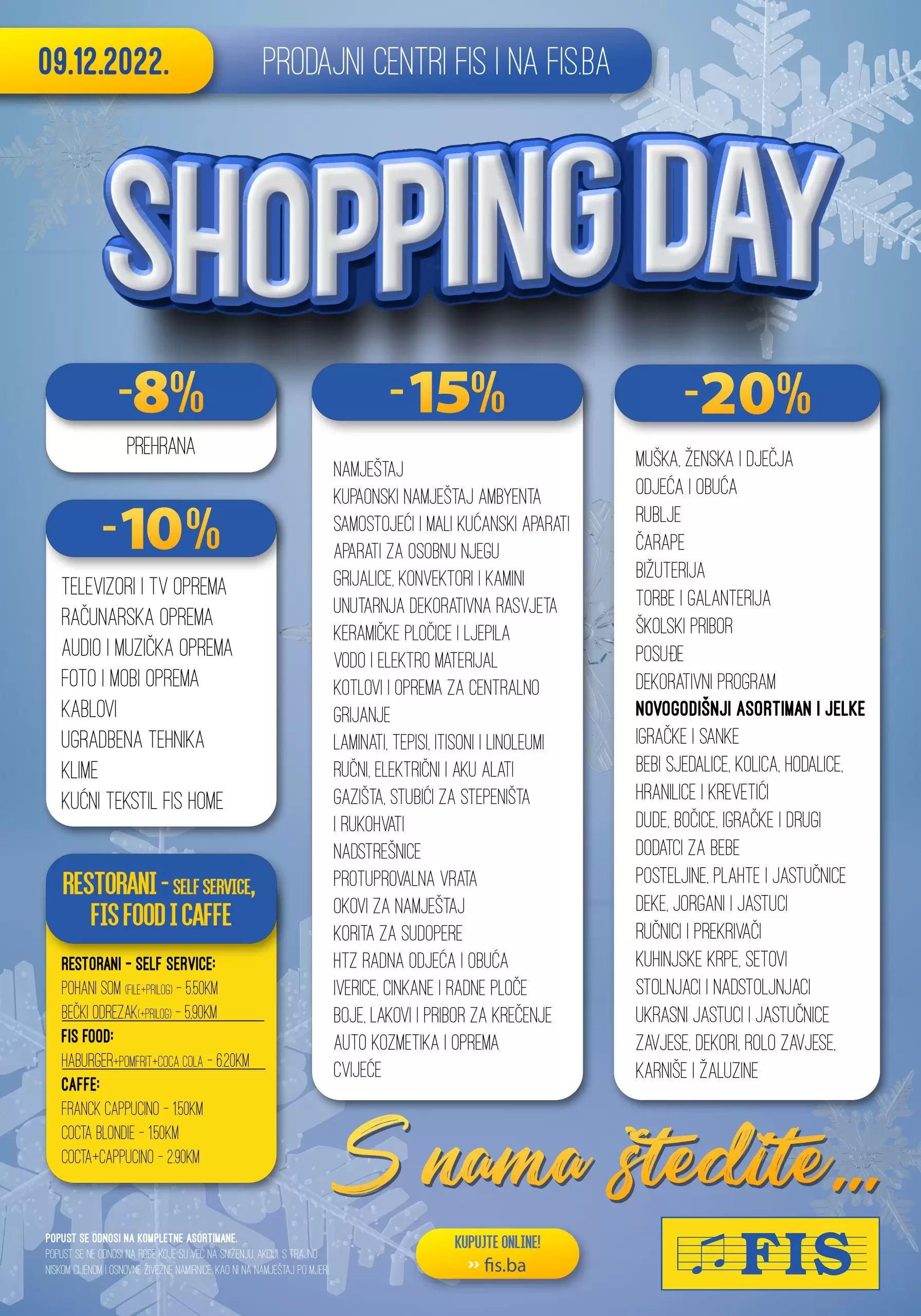 Fis SHOPPING DAY 9.12.2022. 