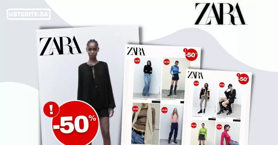 Zara BiH - SVE SNIŽENO čak 50% - decembar 2022