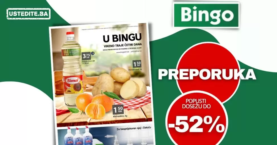 Bingo vikend akcija 8-11.12.2022.