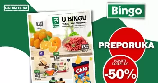 Bingo vikend akcija DECEMBAR 2022-sniženje 1-4.12.2022.