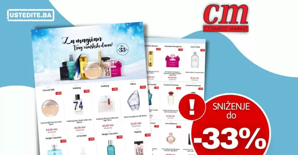 cm Parfemi SNIŽENJE do 33% - decembar 2022
