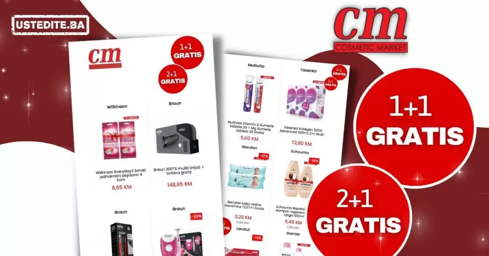 cm HIT ponuda ⇢ 1+1 GRATIS