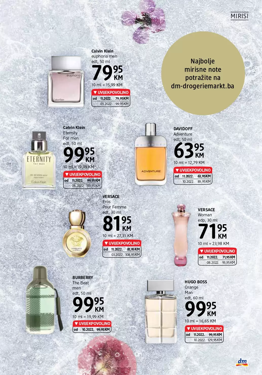 dm katalog Parfemi i mirisi 2022/2023