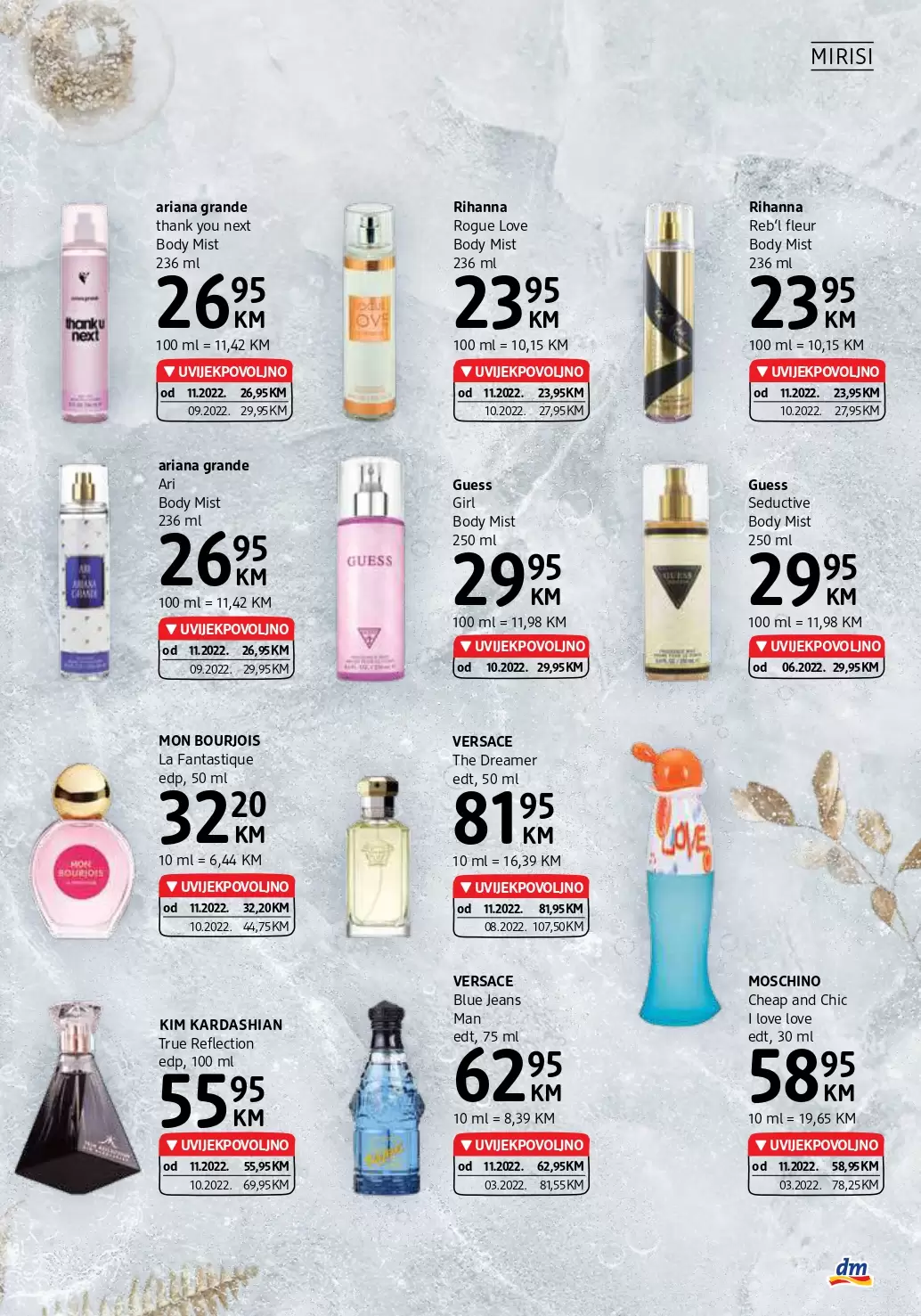 dm katalog Parfemi i mirisi 2022/2023