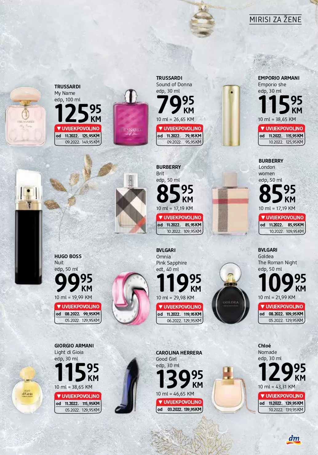 dm katalog Parfemi i mirisi 2022/2023