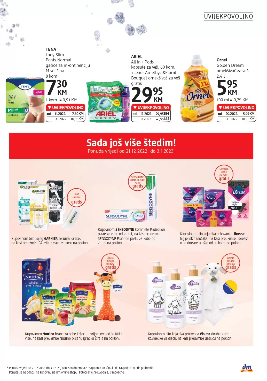 dm Katalog UVIJEKPOVOLJNO 21.12.2022-3.1.2023.