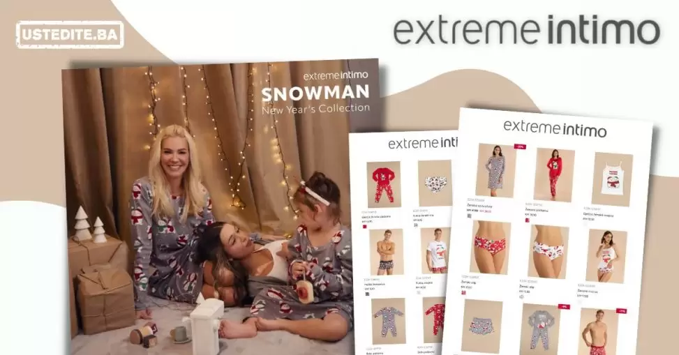 Extreme Intimo novogodišnja kolekcija 2022/2023