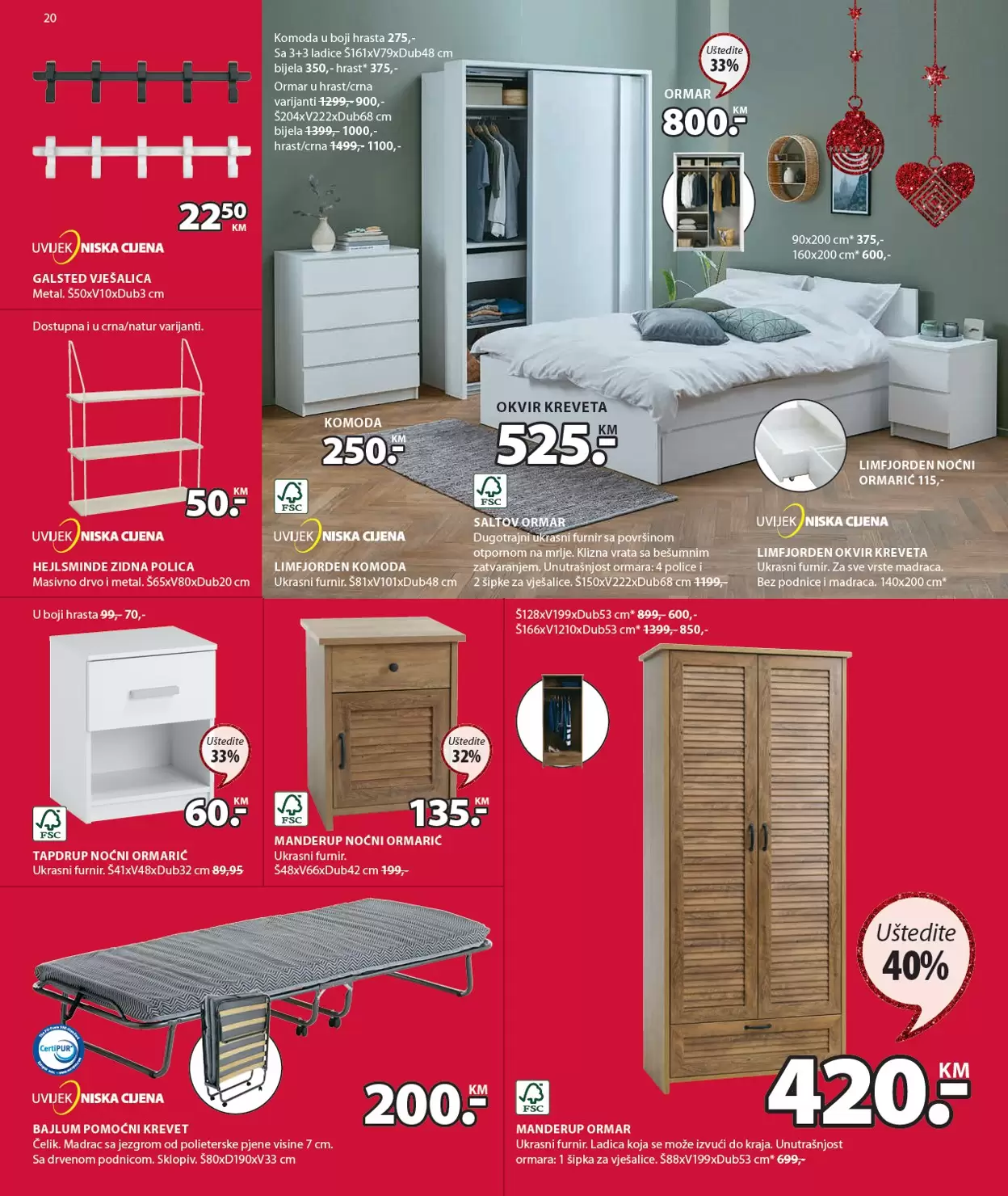 Jysk katalog NOVOGODIŠNJA ponuda 8-21.12.2022.