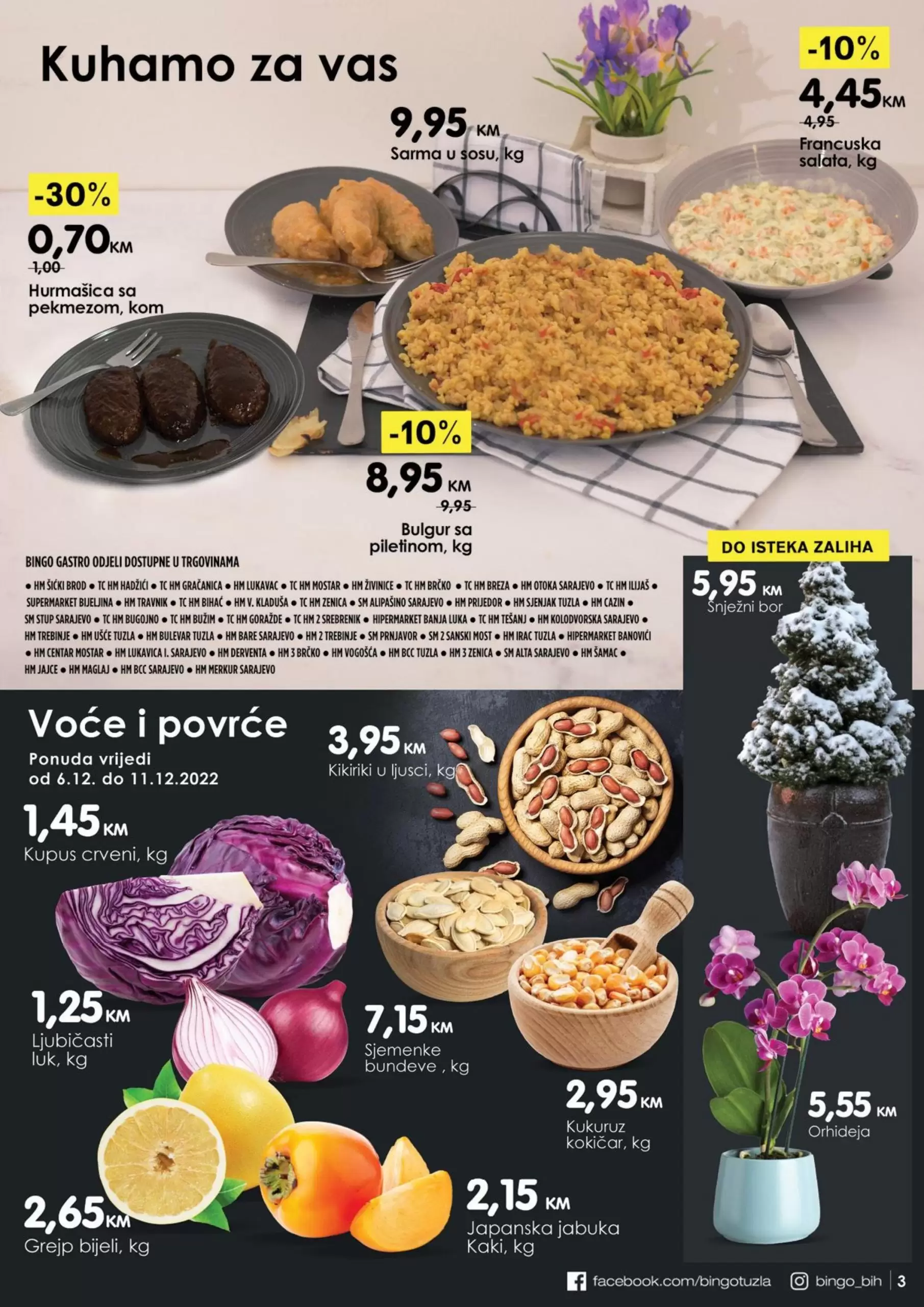 Bingo katalog OGRANIČENE KOLIČINE - akcija sniženja 6-18.12.2022