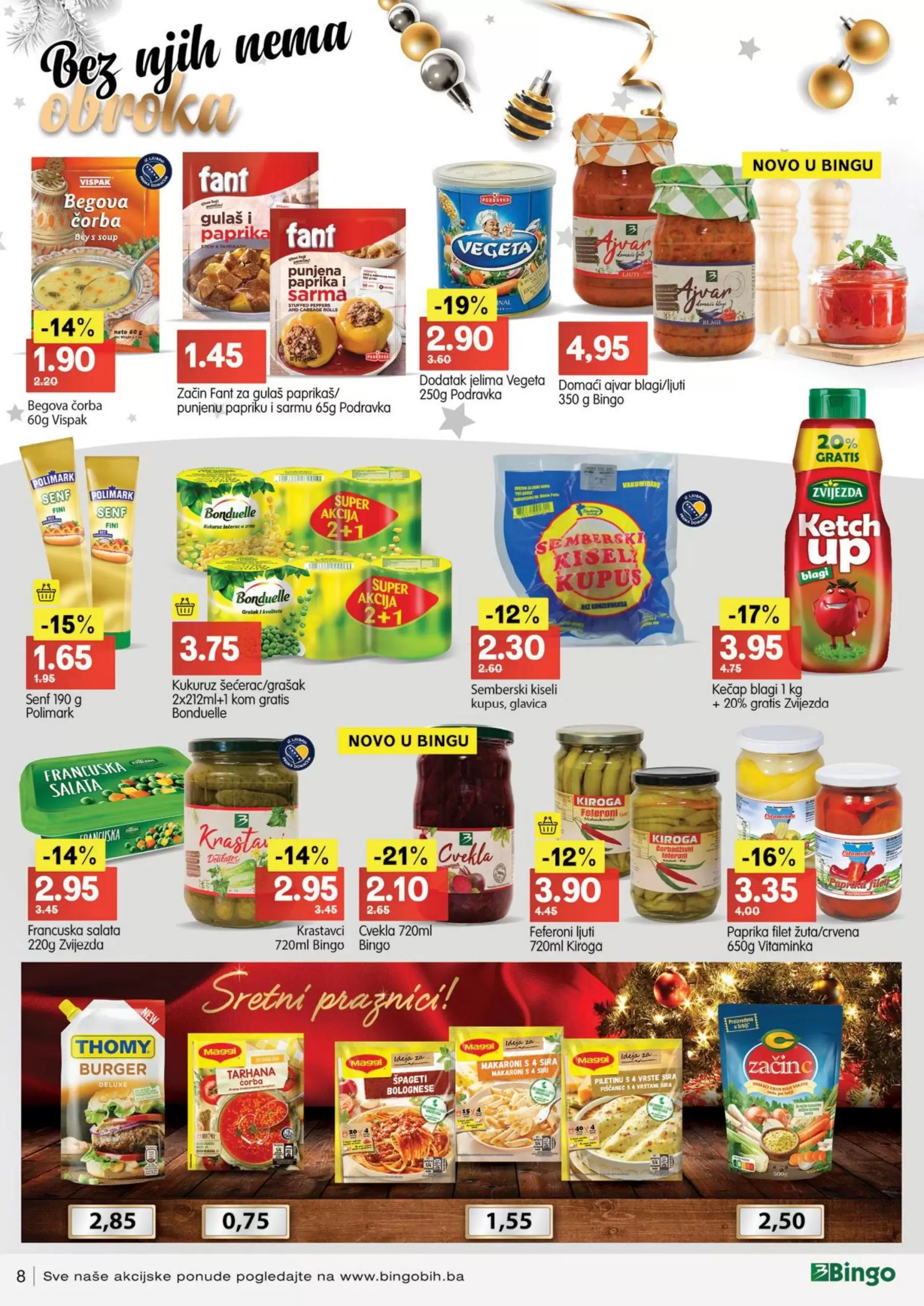 Bingo katalog ⇢Praznična ponuda 20.12.2022-2.1.2023.