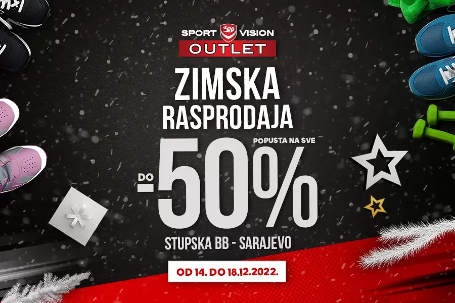 SPORT VISION ZIMSKA RASPRODAJA 14-18.12.2022. 