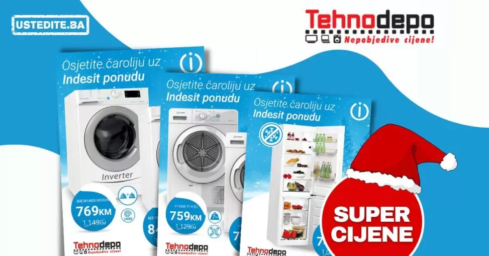 Tehnodepo VELIKO SNIŽENJE Indesit & Whirlpool tehnike