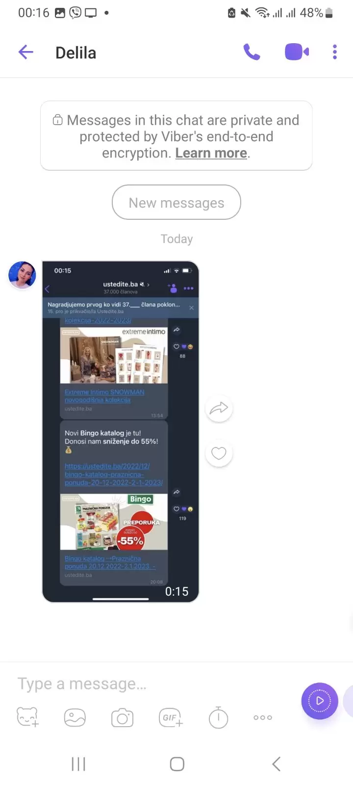 Nagradili smo najbržeg člana viber grupe ustedite.ba  
