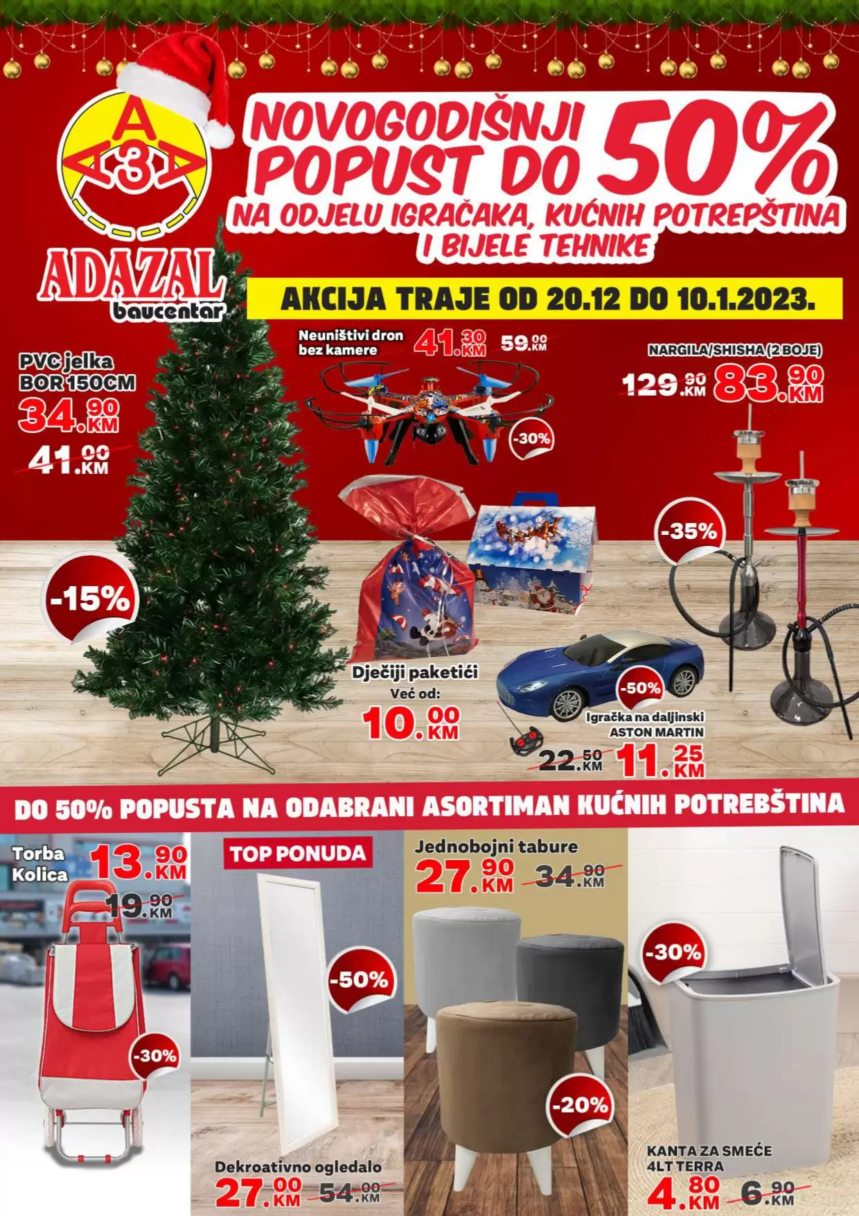 Adazal katalog NOVOGODIŠNJE SNIŽENJE do -50% 