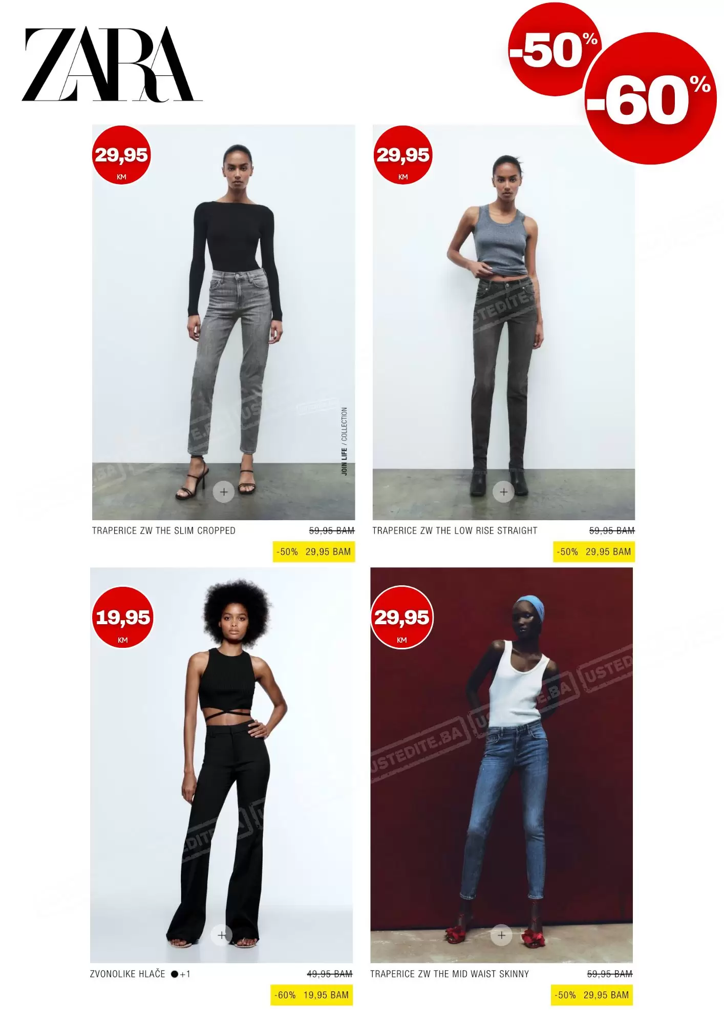 Zara BiH SNIŽENJE SVE -50% do -60%