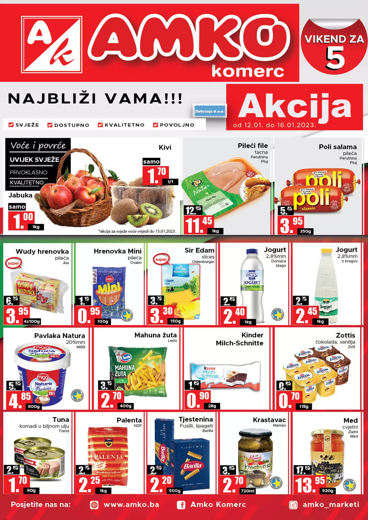 Amko vikend ackija 12-16.1.2023. 