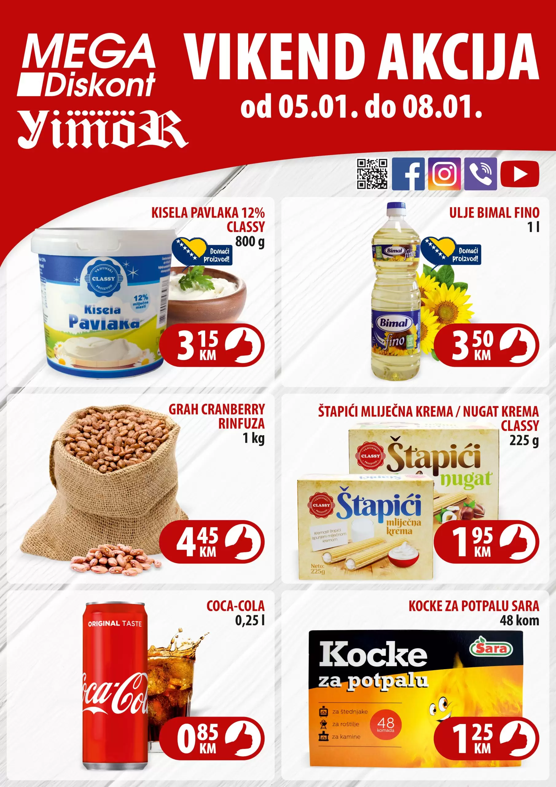 Mega Diskont vikend akcija 5-8.1.2023