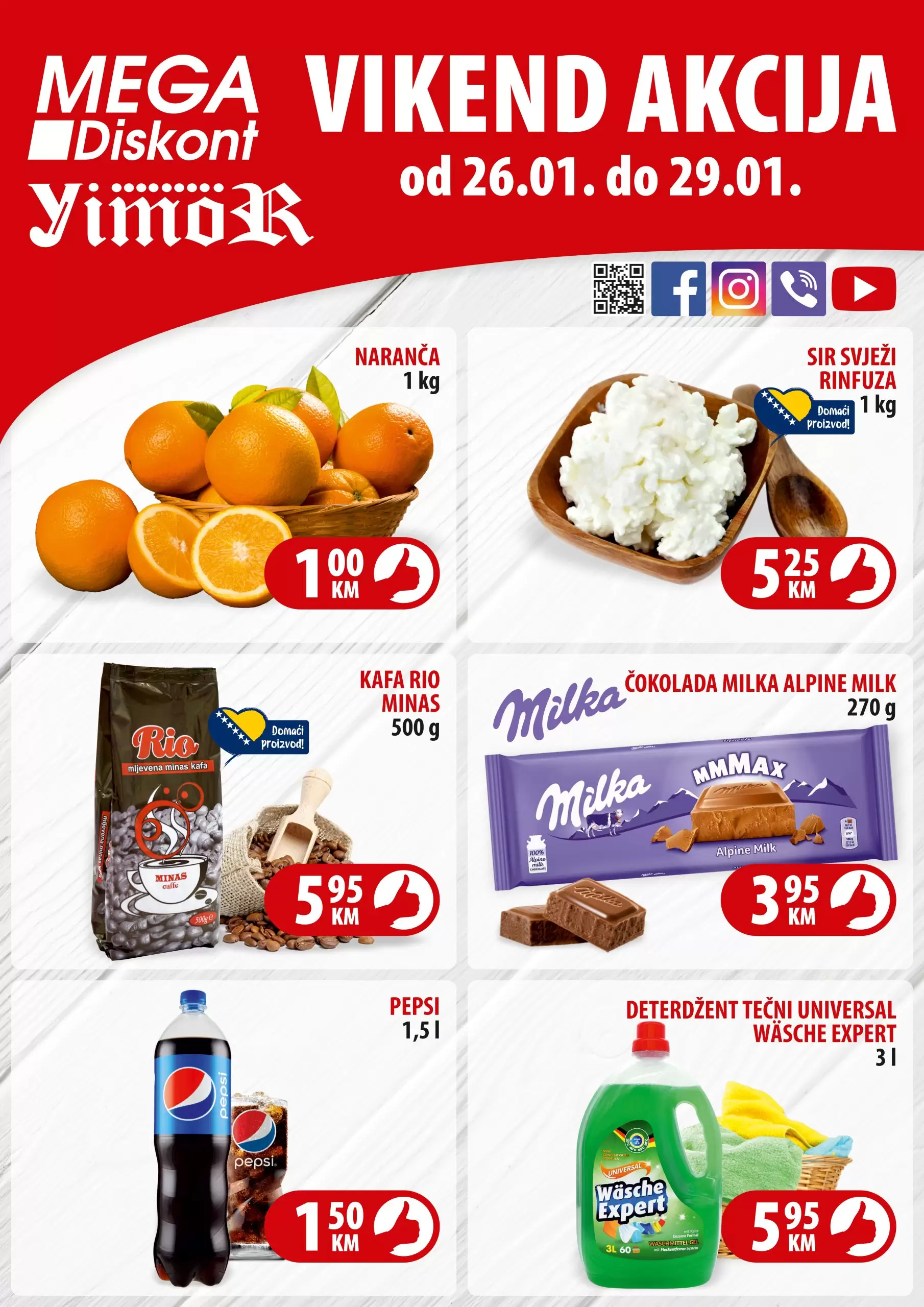 Mega Diskont vikend akcija 26-29.1.2023.