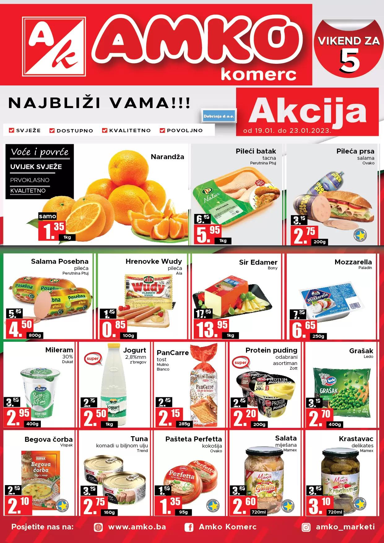 Amko vikend akcija 19-23.1.2023.