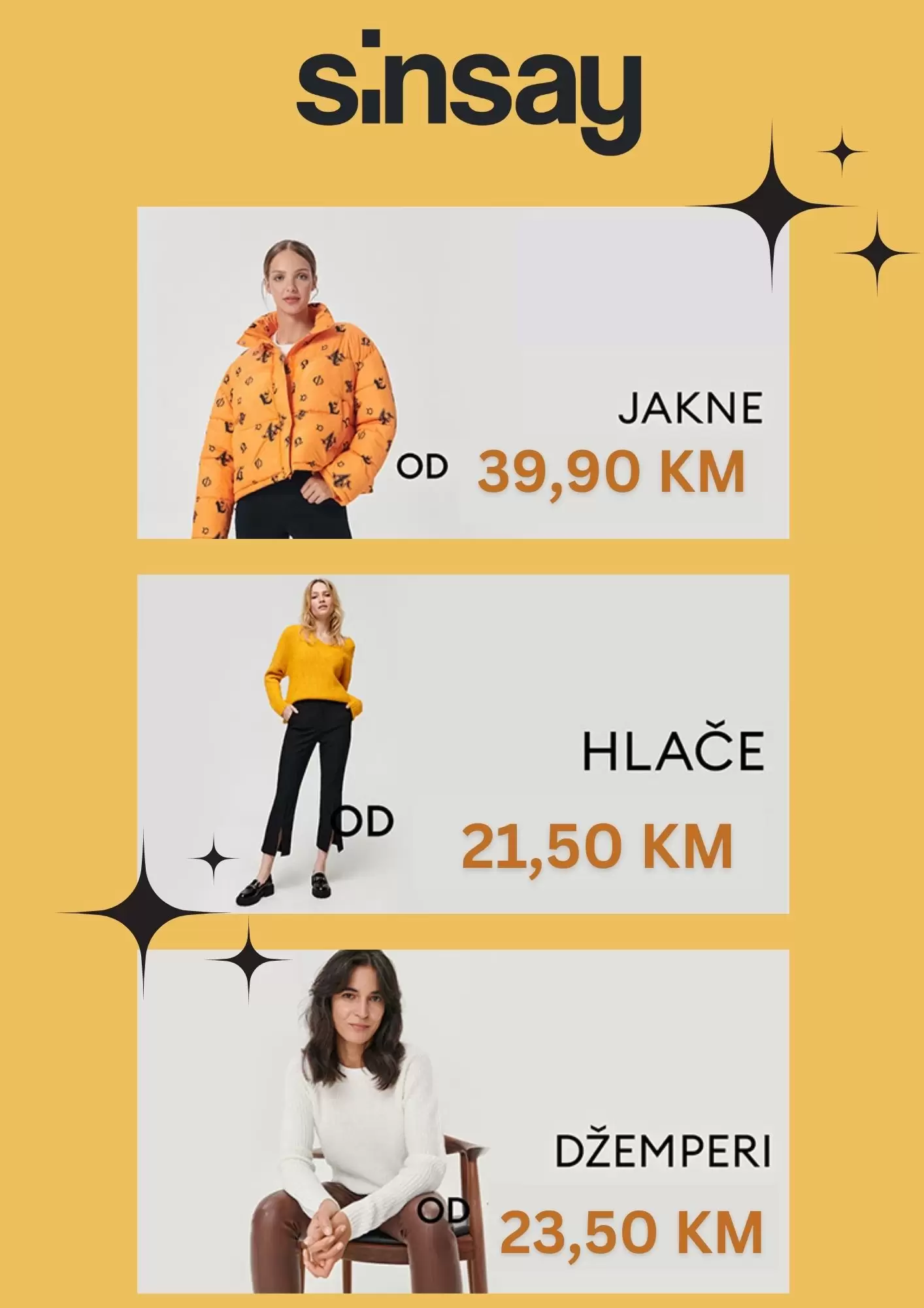 Tražiš najbolje cijene SINSAY! Zona najboljih cijena!