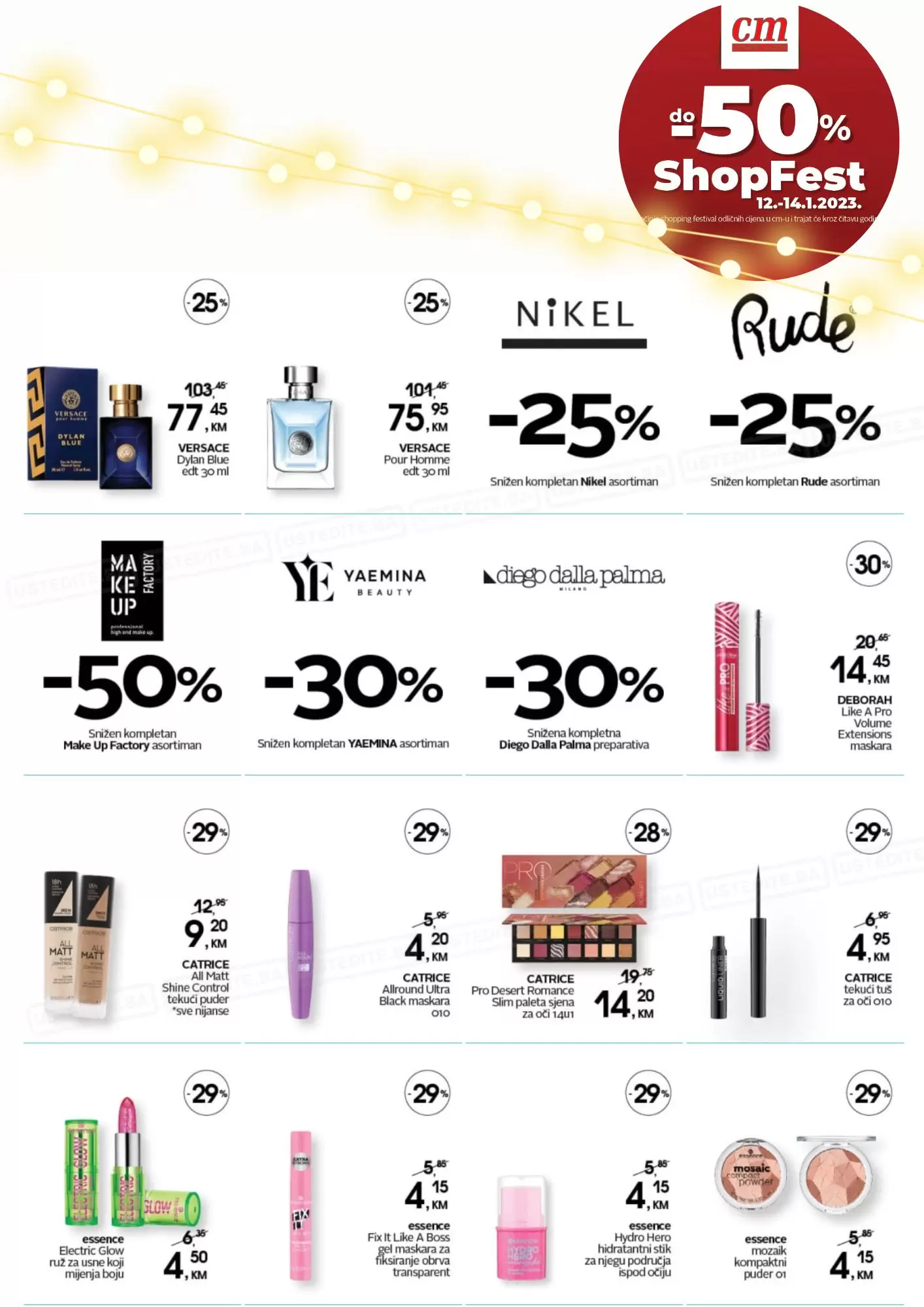 cm ShopFest SNIŽENJE -50% 12-14.1.2023.