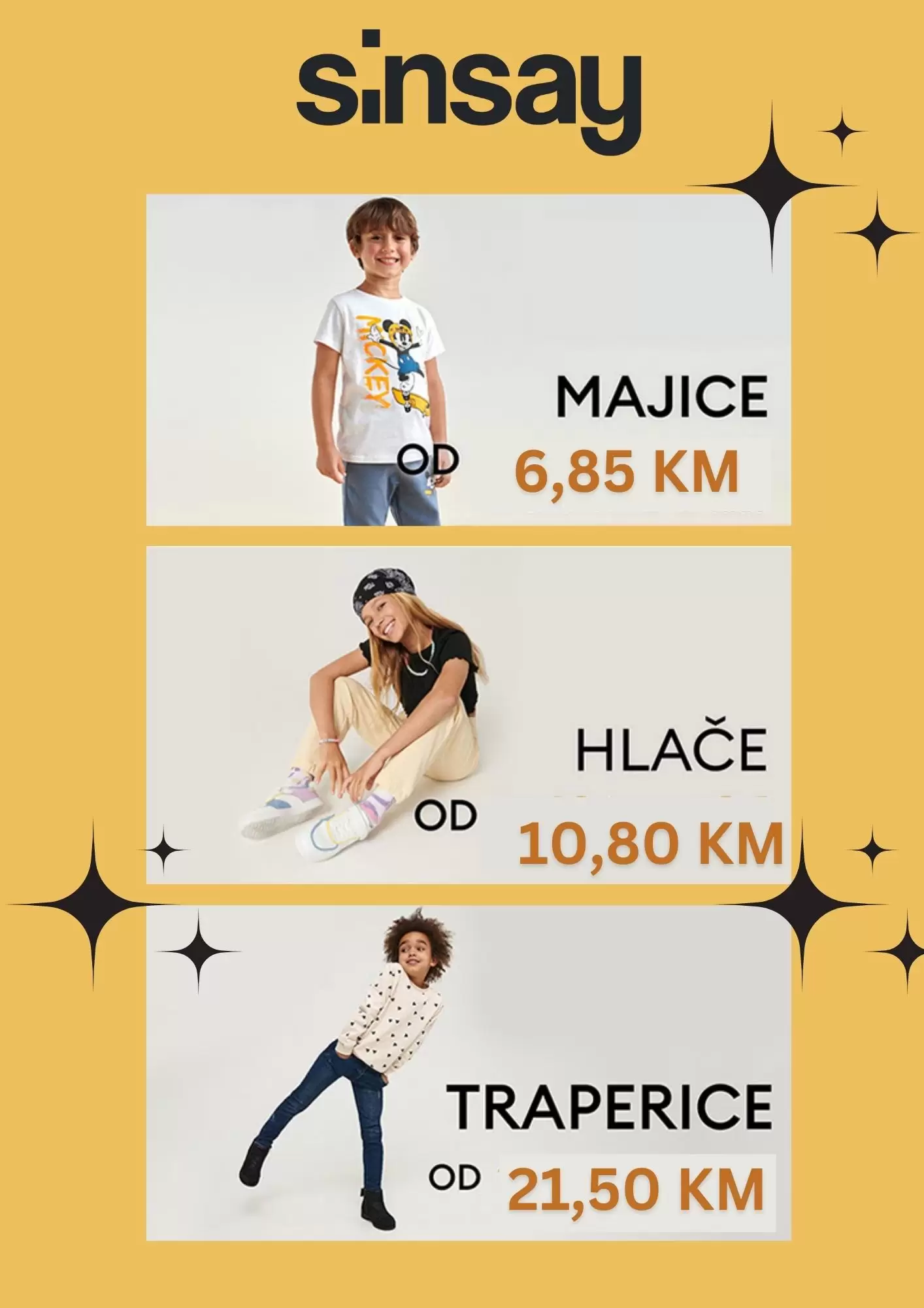 Tražiš najbolje cijene SINSAY! Zona najboljih cijena!