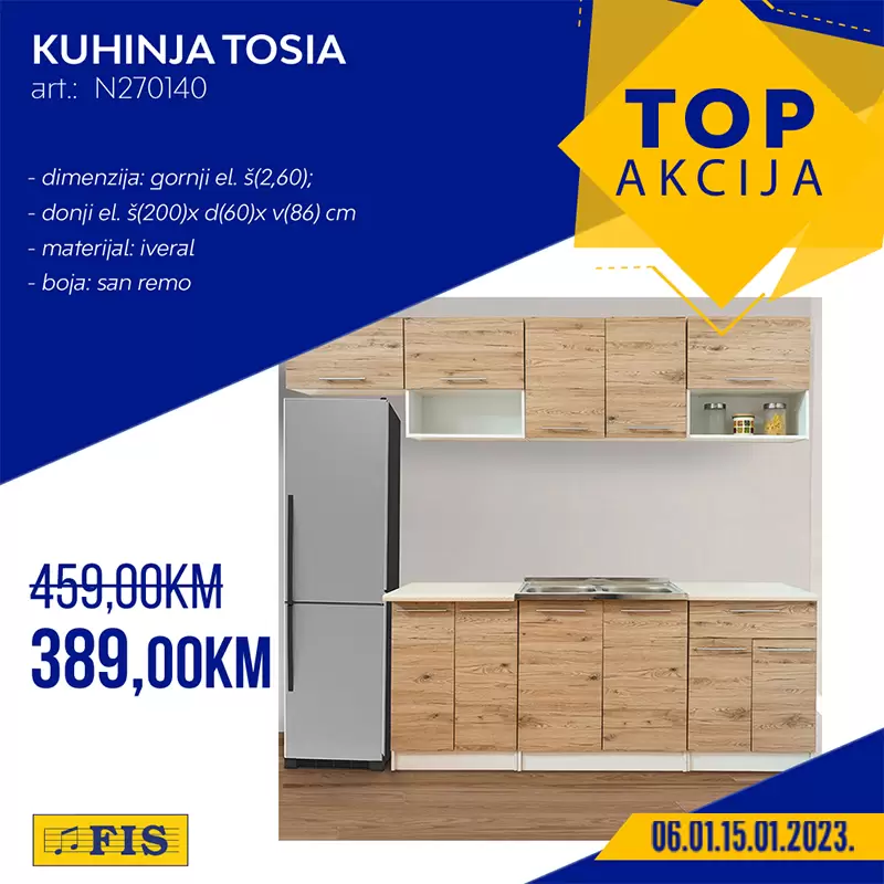 Fis TOP akcija za TOP arttikle 6-15.1.2022.