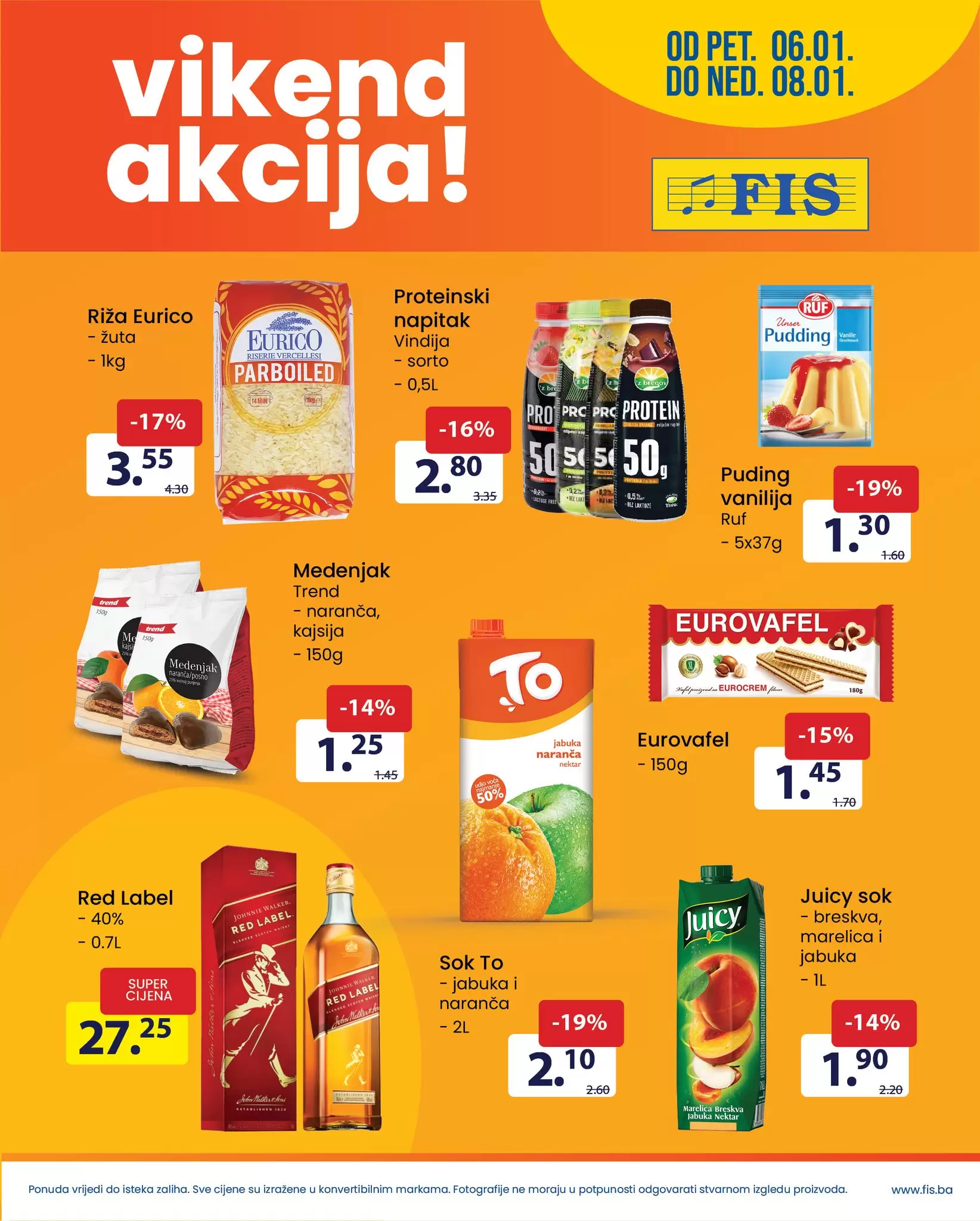 Fis vikend akcija SUPER SNIŽENJE 6-8.1.2023.