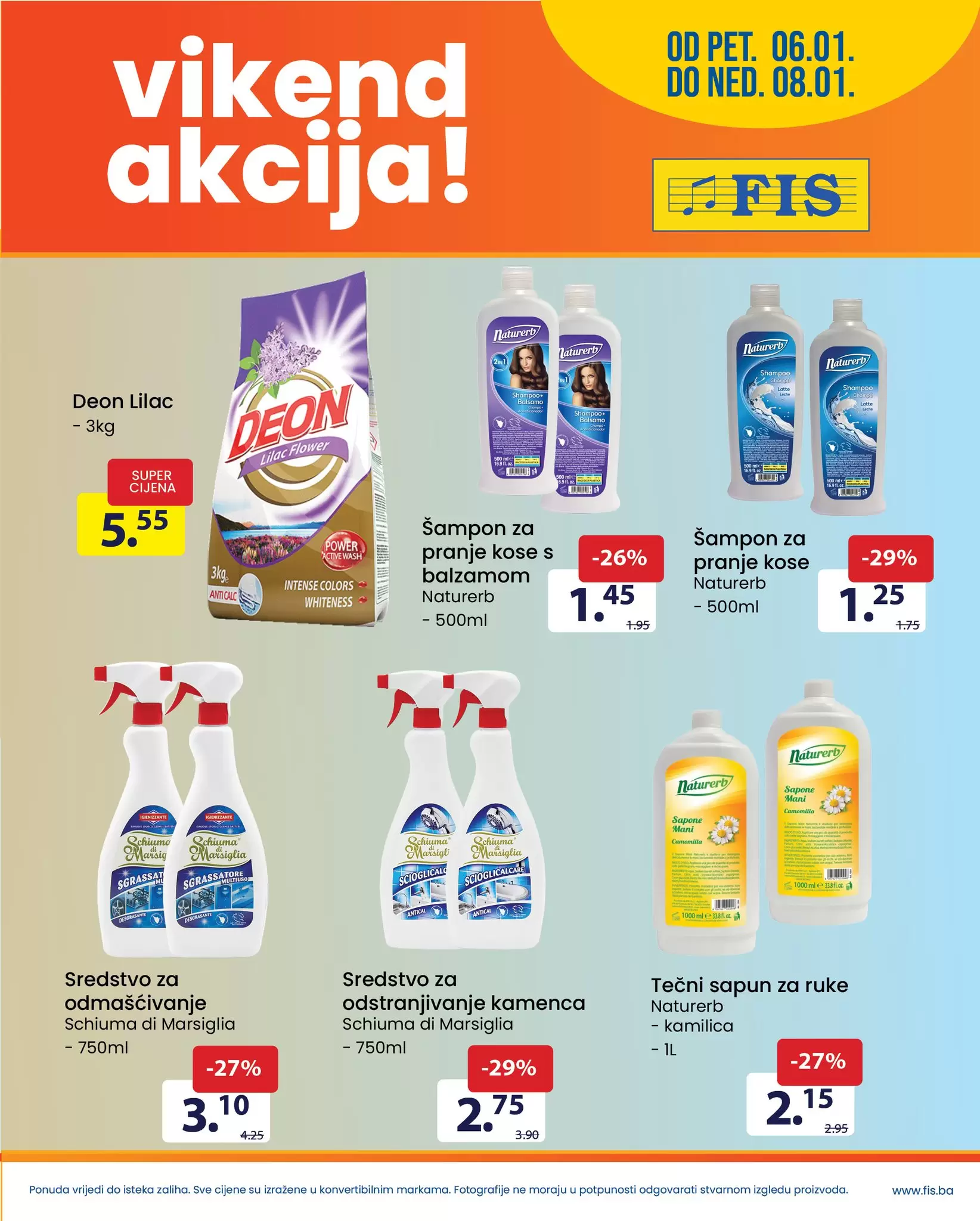 Fis vikend akcija SUPER SNIŽENJE 6-8.1.2023.