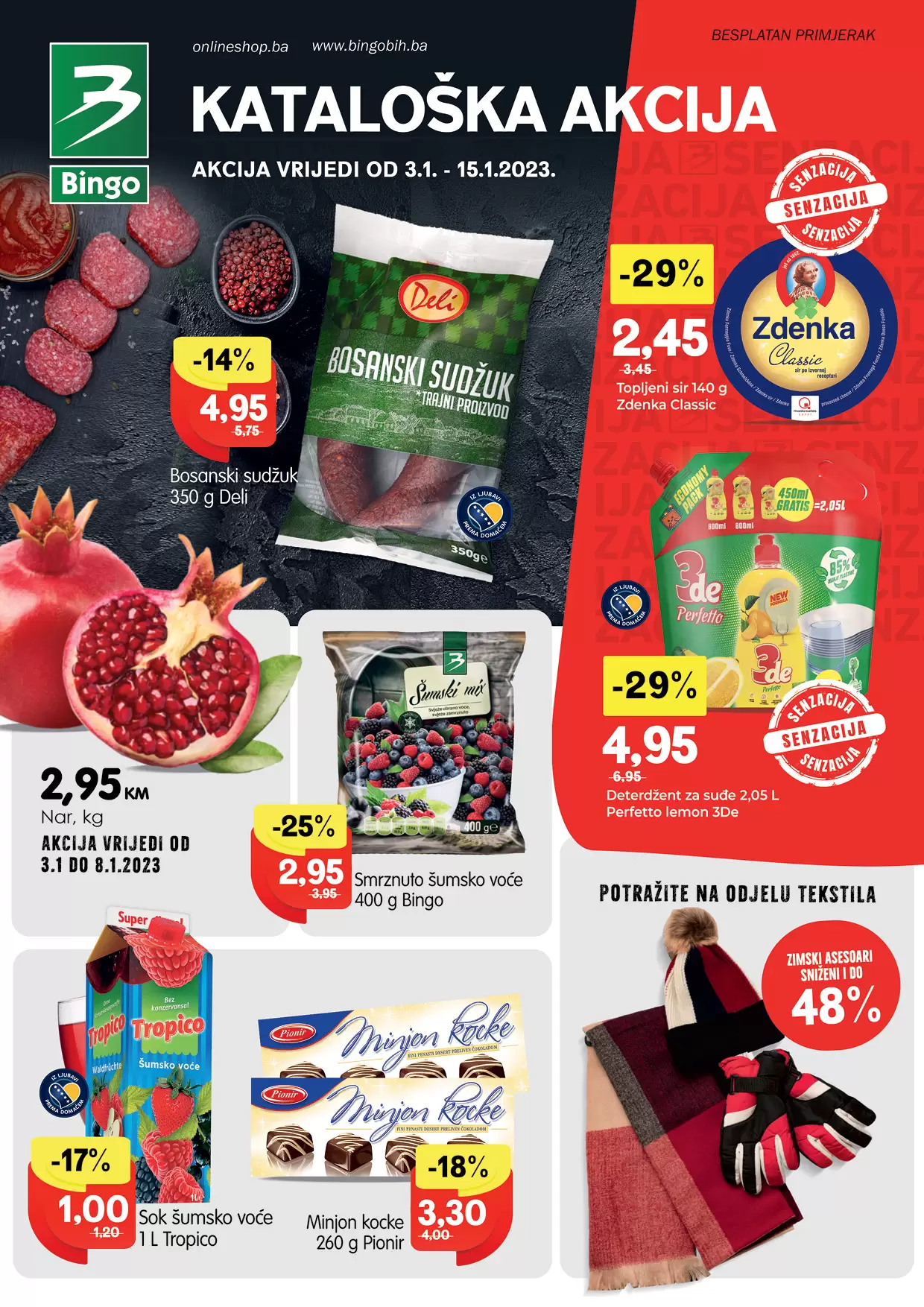 Bingo katalog SENZACIJA - JANUAR 2023