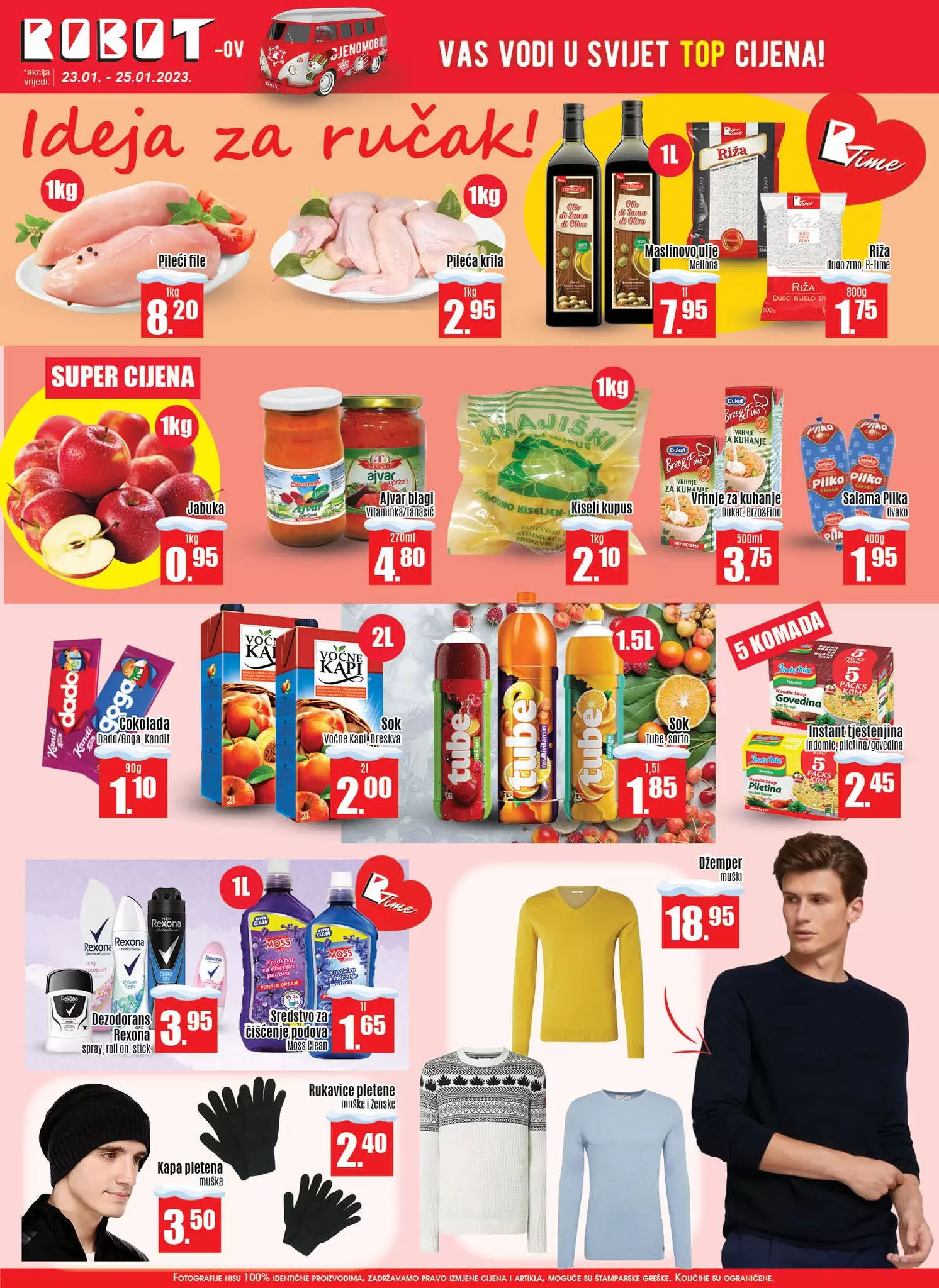 Robot akcija SUPER NISKE CIJENE 23-25.1.2023. 