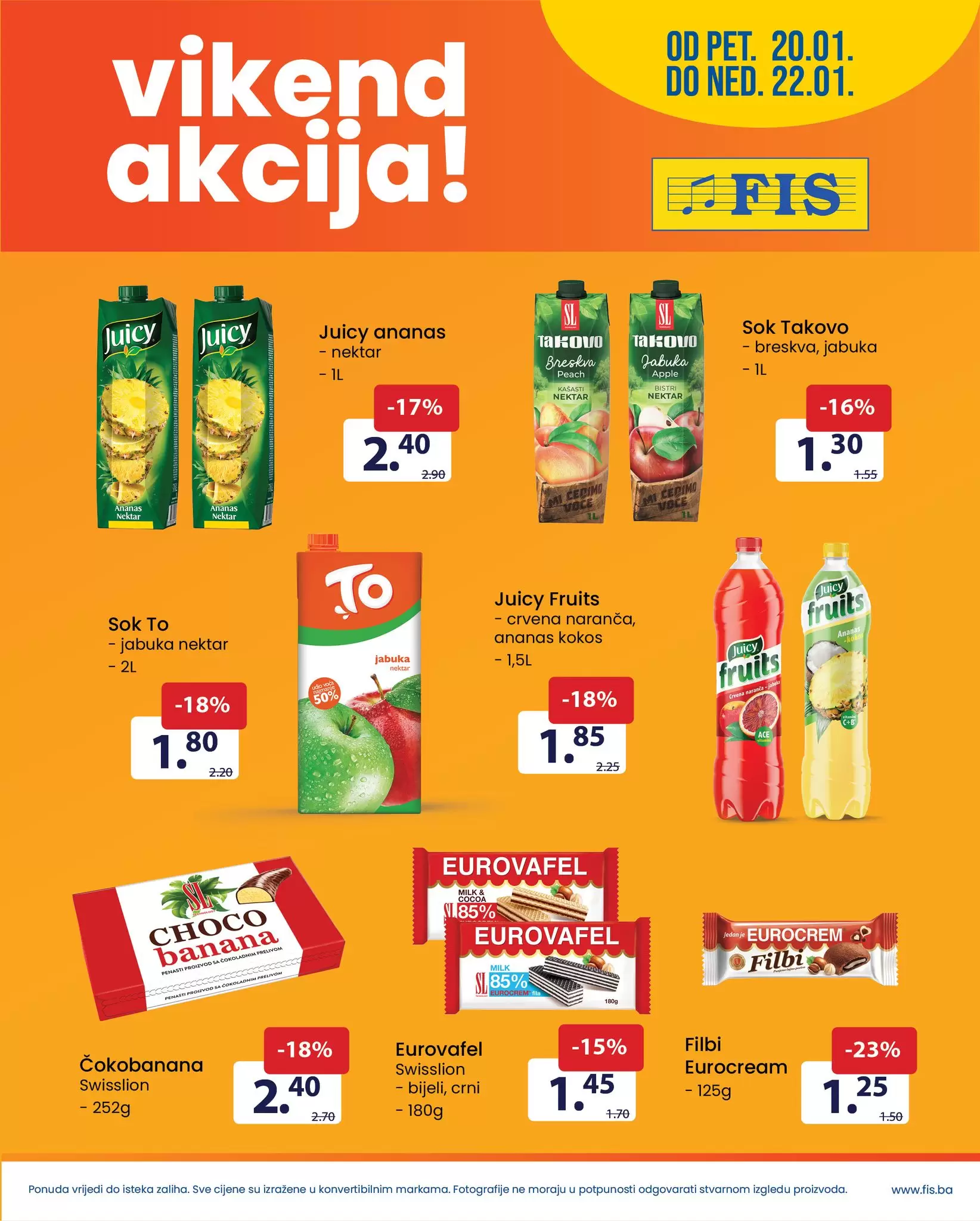 Fis vikend akcija 20-22.1.2023. 