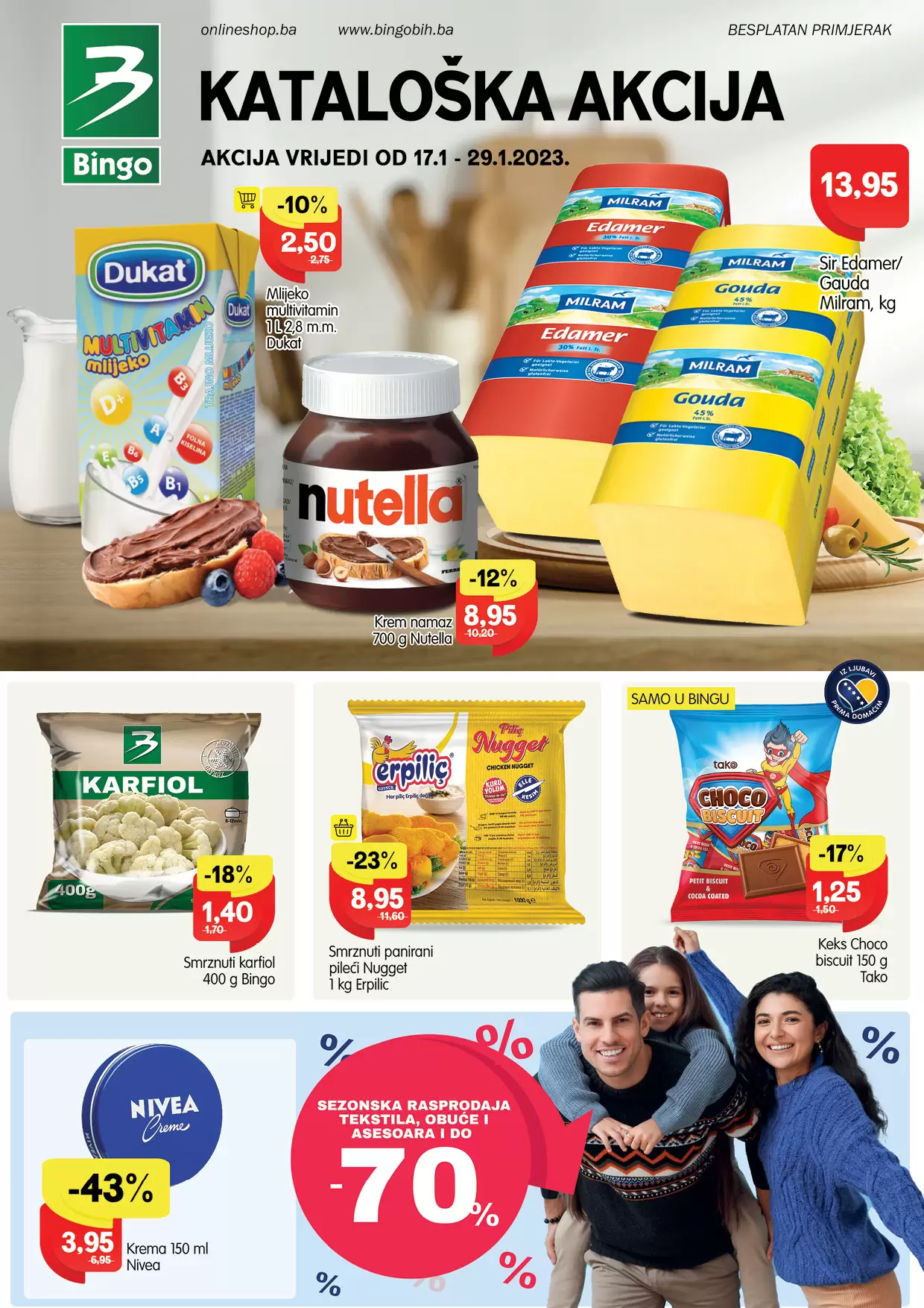 Bingo katalog SNIŽENJE do -70% 17-29.1.2023.