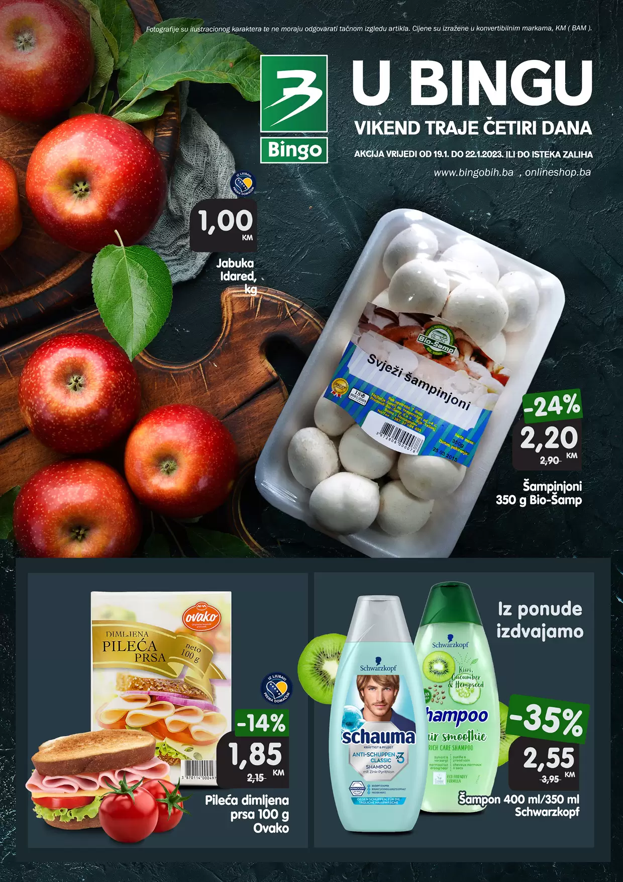 Bingo vikend akcija 19-22.1.2023.