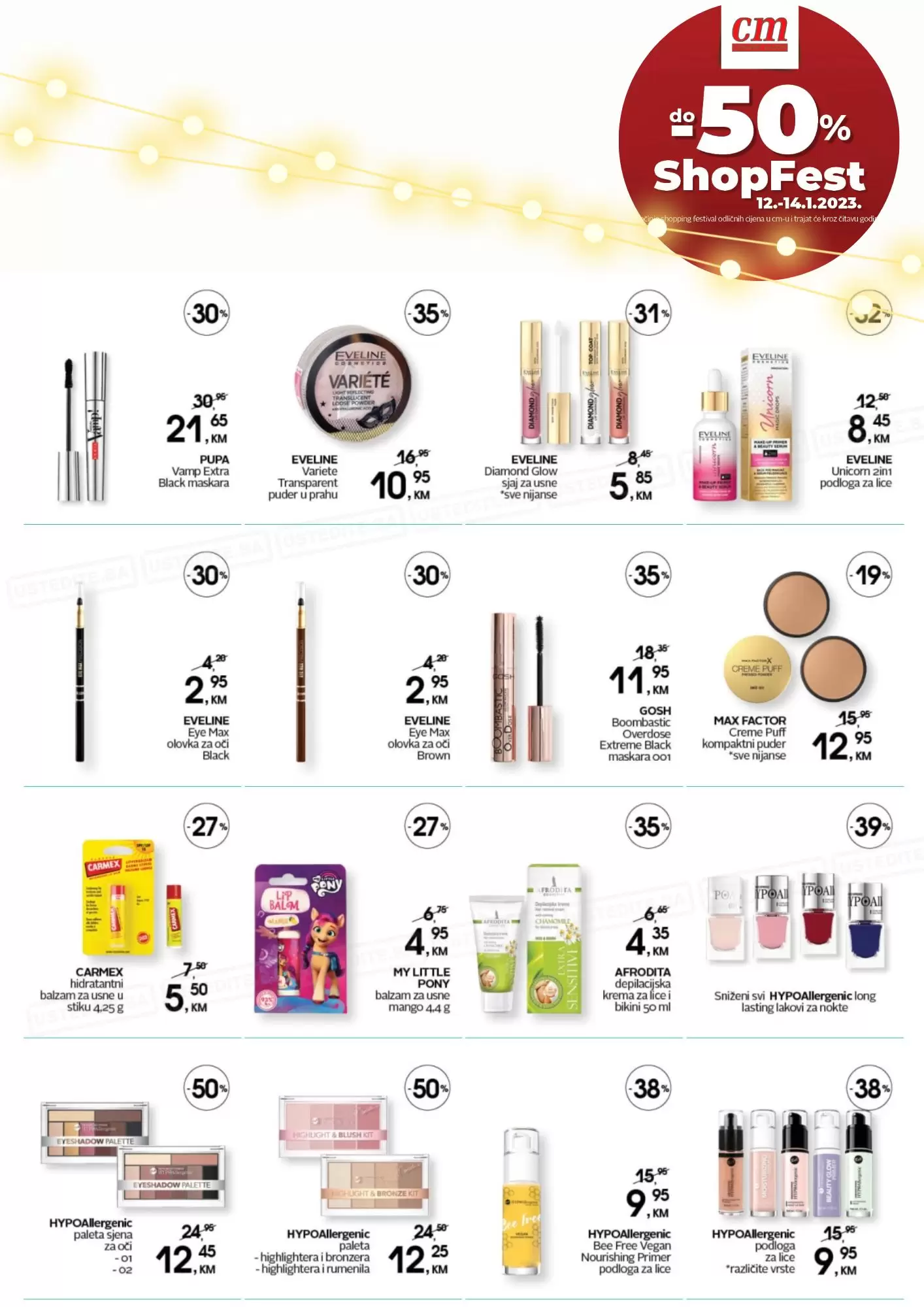 cm ShopFest SNIŽENJE -50% 12-14.1.2023.