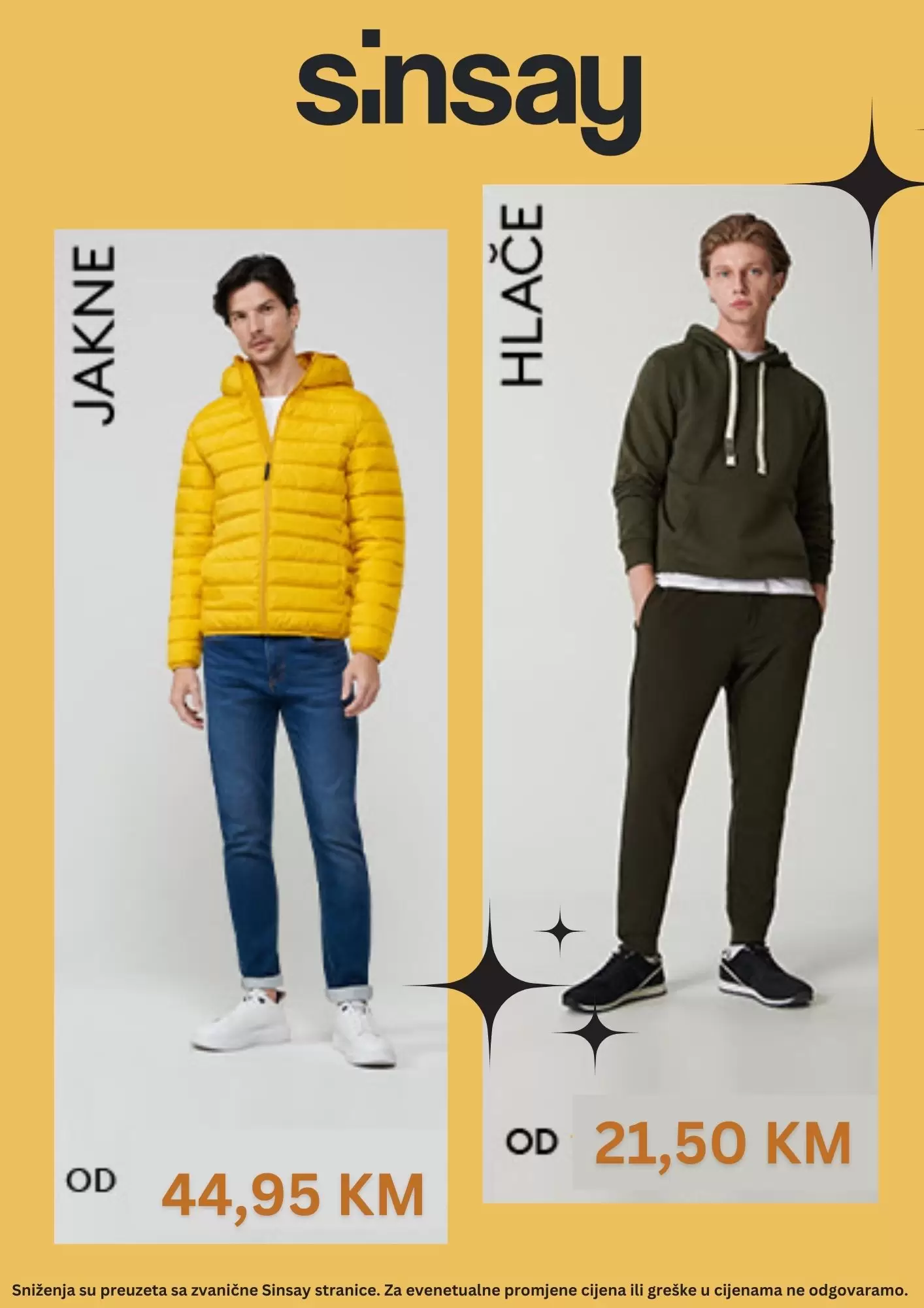 Tražiš najbolje cijene SINSAY! Zona najboljih cijena!