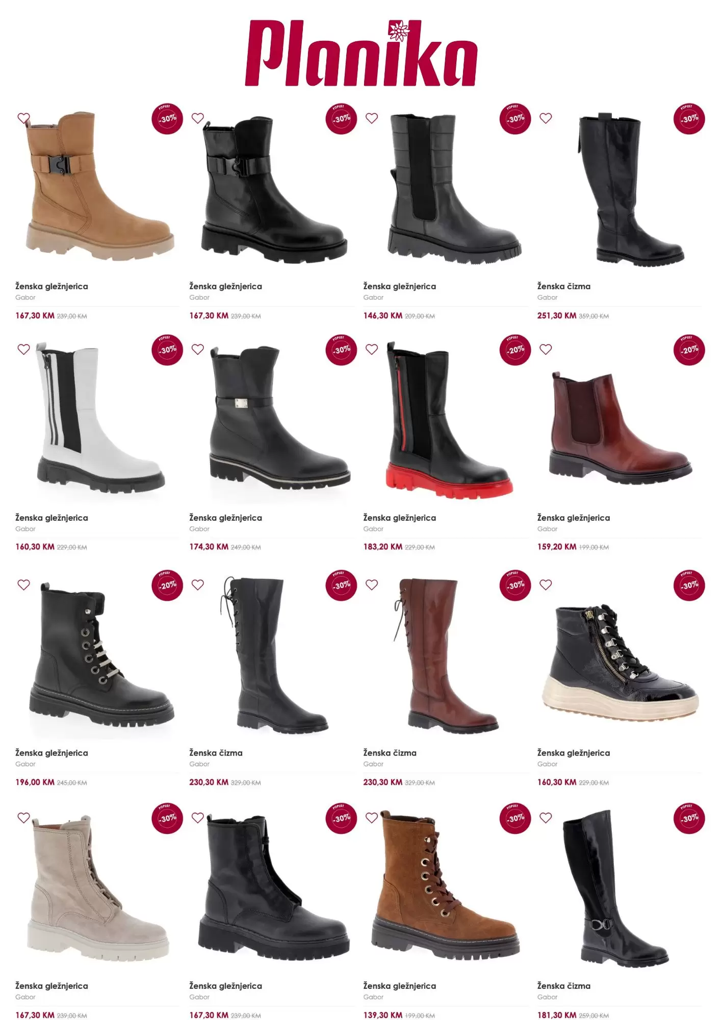 Planika SNIŽENJE Gabor