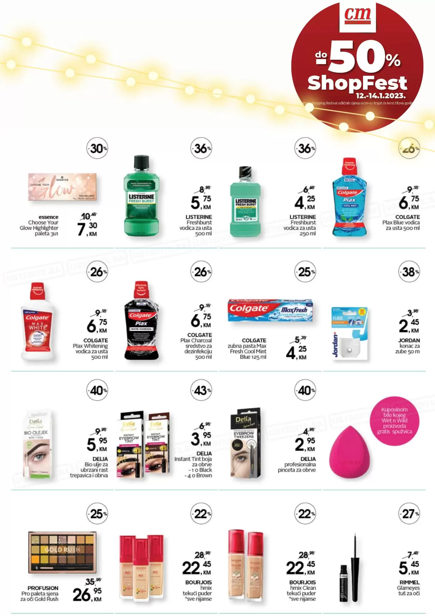 cm ShopFest SNIŽENJE -50% 12-14.1.2023.