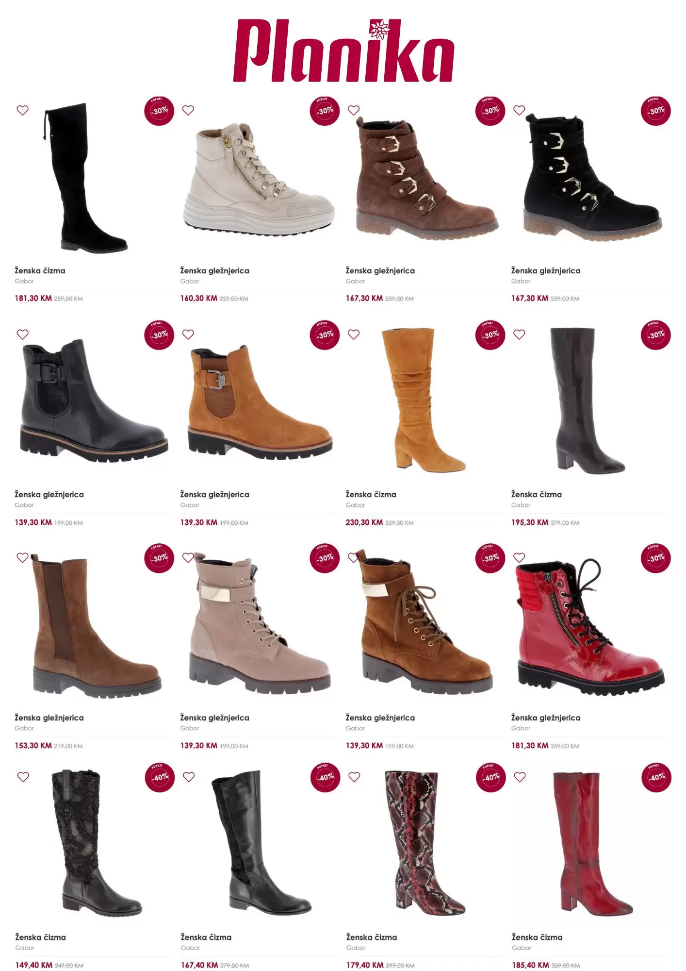 Planika SNIŽENJE Gabor