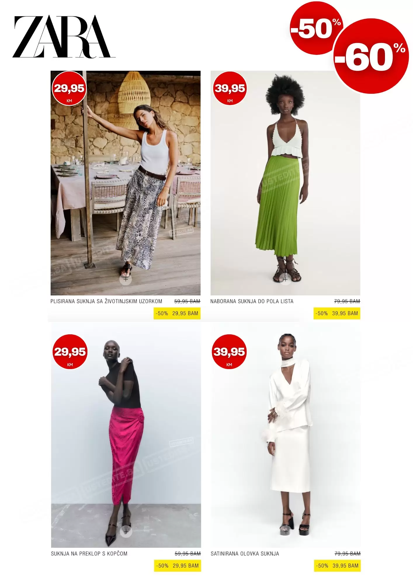 Zara BiH SNIŽENJE SVE -50% do -60%