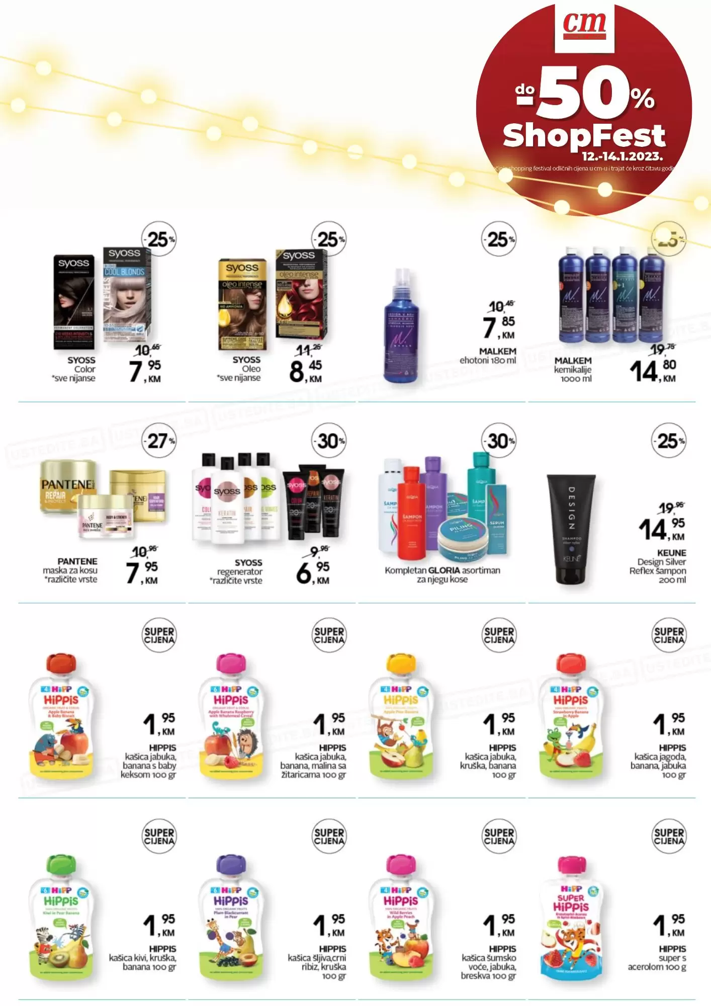 cm ShopFest SNIŽENJE -50% 12-14.1.2023.