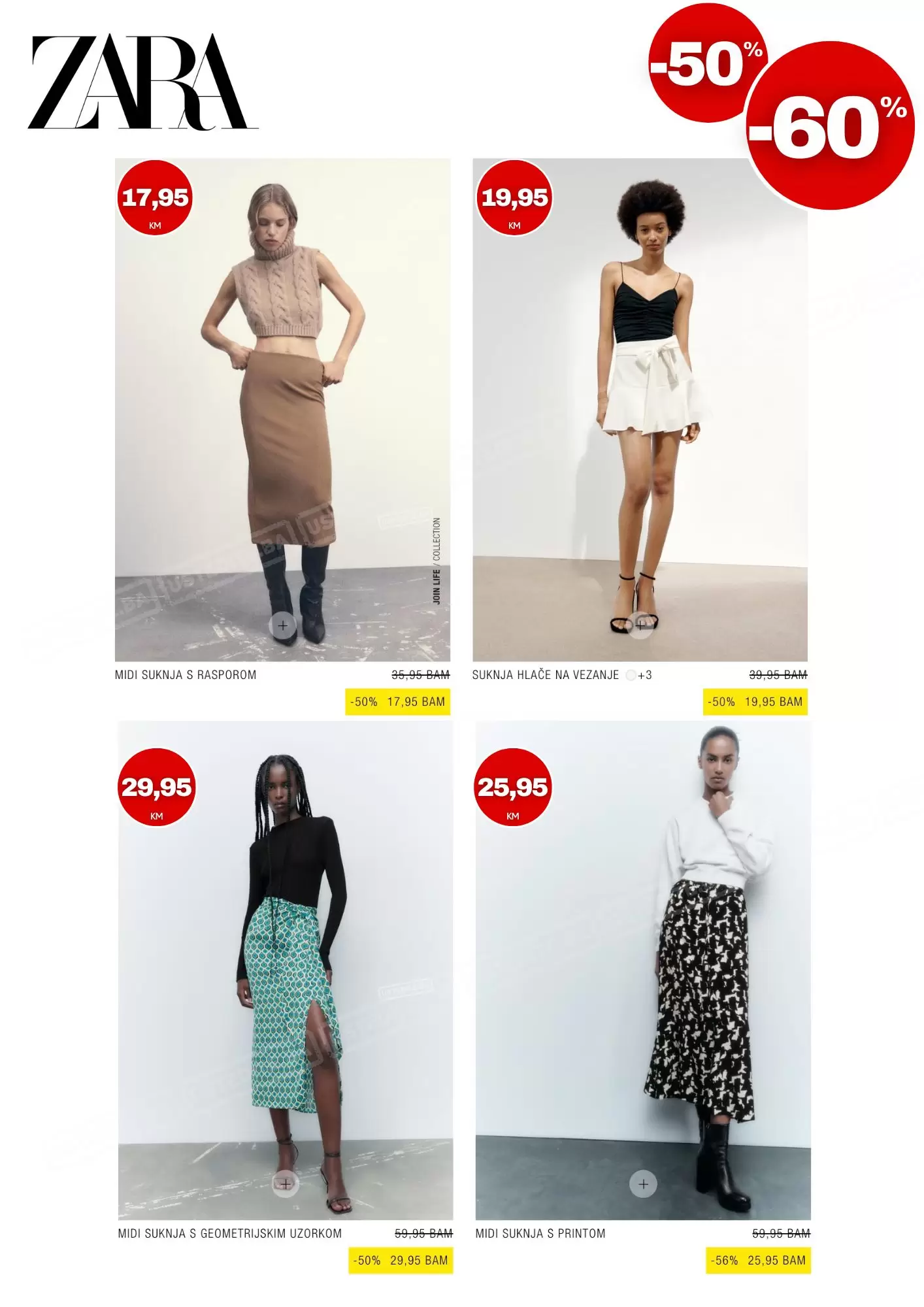 Zara BiH SNIŽENJE SVE -50% do -60%