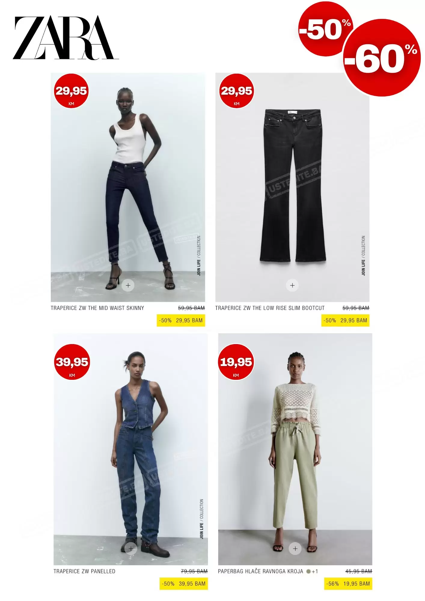 Zara BiH SNIŽENJE SVE -50% do -60%