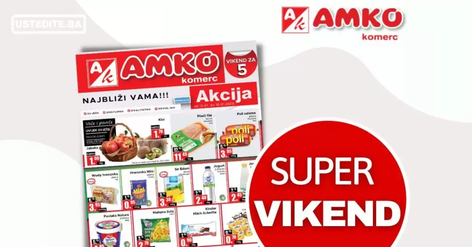 Amko vikend akcija 12-16.1.2023.