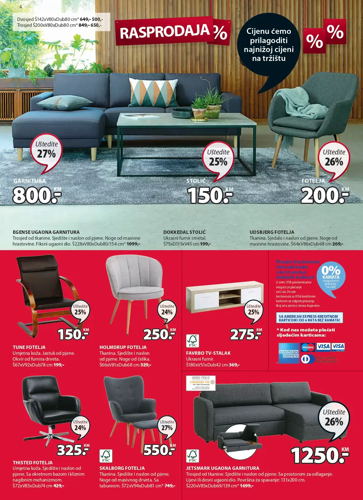 JYSK katalog RASPRODAJA 5-18.1.2023. 